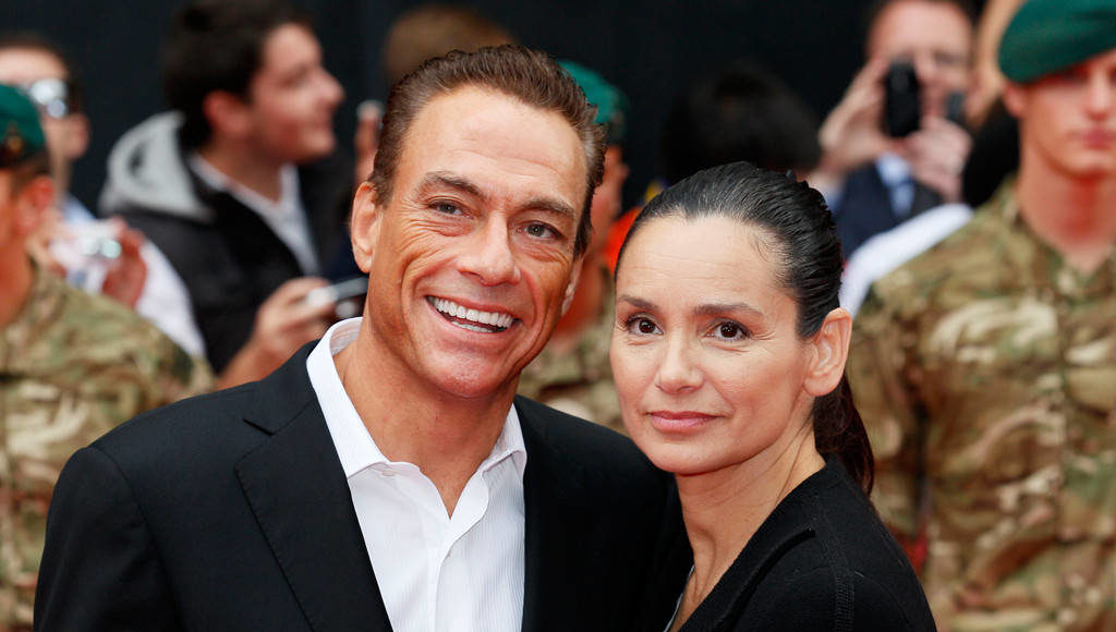 Jean-Claude Van Damme e Gladys Portugues