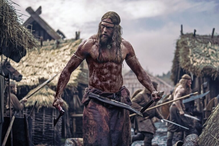 Alexander Skarsgård em O Homem do Norte.