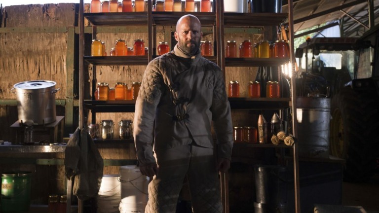 Jason Statham em Beekeeper - Rede de Vingança Jason Statham em Beekeeper - Rede de Vingança